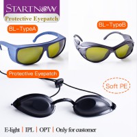 Startnow IPL Hair Removal Laser Safety Eyepatches for Medical Beauty 190nm-2000nm Laser Glasses Eye Mask Protective Goggles